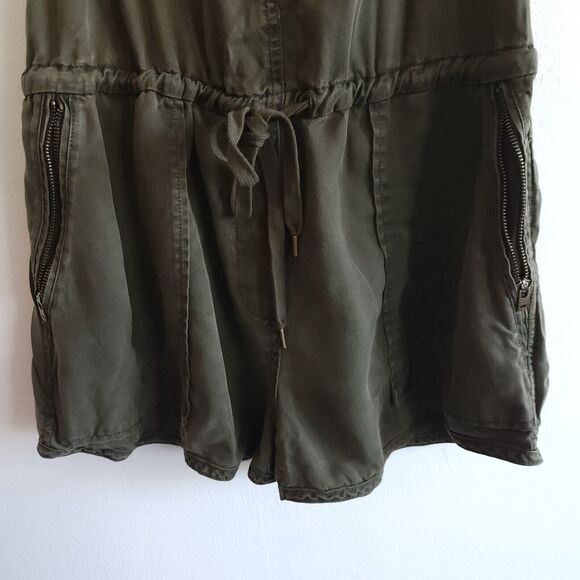 Aritzia Wilfred Free Green Romper Minimalist Jumpsuit Travel Lounge Casual - Picture 9 of 13